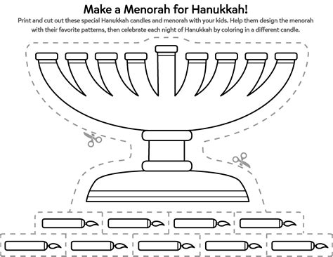 hanukkah crafts printables